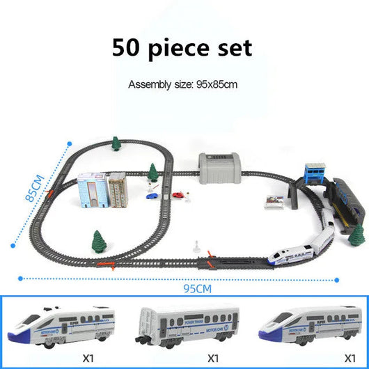 Electric High Speed Train Set for Kids