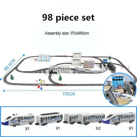 Electric High Speed Train Set for Kids