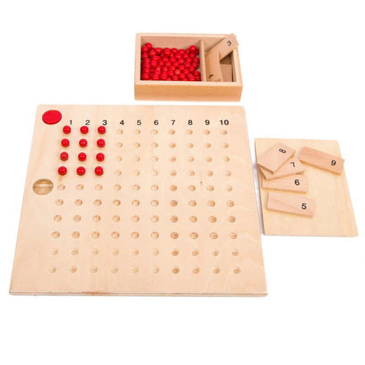 Montessori Wooden Math Learning Set Multiplication