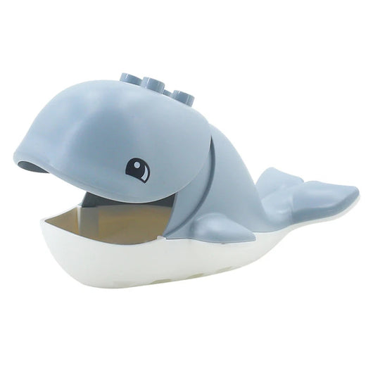 Montessori Zoo Animal Building Blocks White Belly Whale