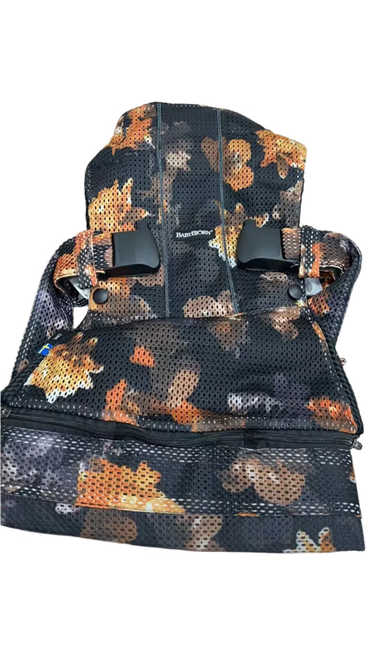 Baby Carrier Multifunction Backpack Black Flower