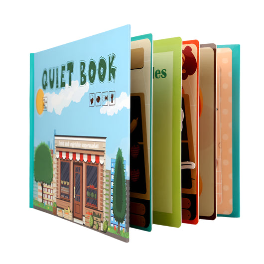 Montessori Busy Book Vegetables