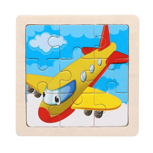 Kids Wooden Jigsaw Puzzle Airplane