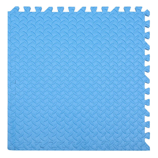 Colorful Baby Puzzle Floor Mat Blue
