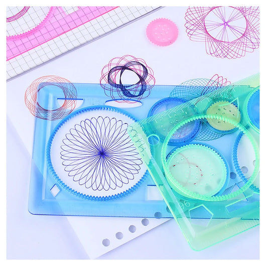 Spirograph Drawing Stencil Set