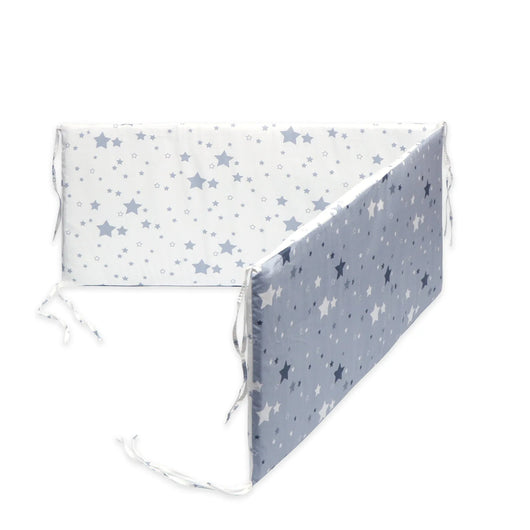 Crib Bumpers Stars Gray