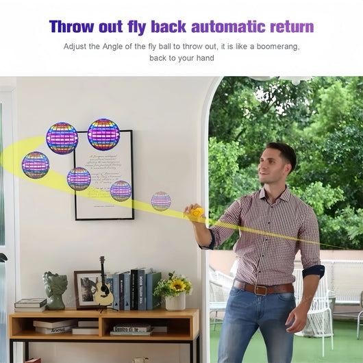 Flying Ball Spinner with LED
