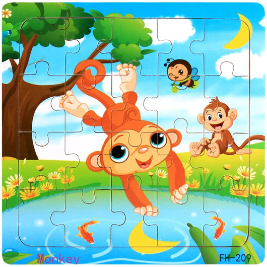 Wooden 3D Puzzle Loong 1