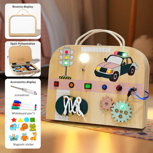 Magnetic Wooden Puzzle Busy Board