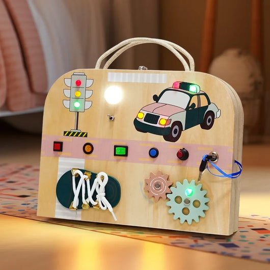Magnetic Wooden Puzzle Busy Board