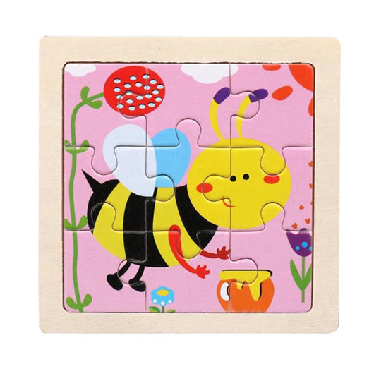 Kids Wooden Jigsaw Puzzle Bee