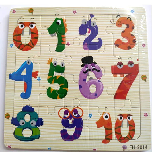 Wooden 3D Puzzle Number