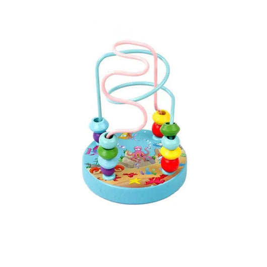 Wooden Geometric Shape Sorting Puzzle Ocean