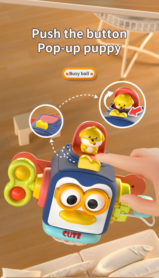 Baby Busy Board Montessori Sensory Toy