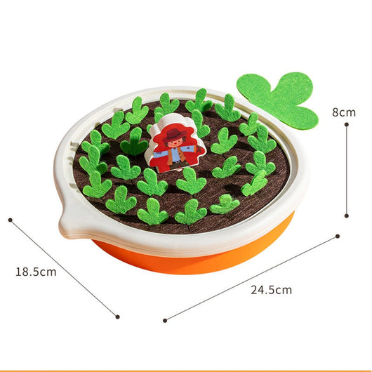 Montessori Pull Carrot Counting Toy Set