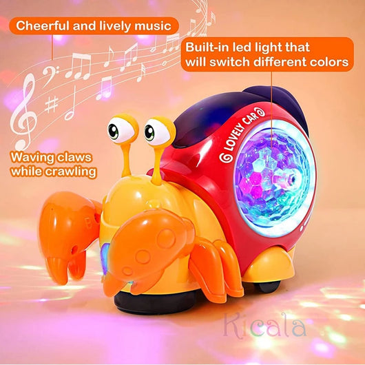 Crawling Crab Light Up Musical Toy