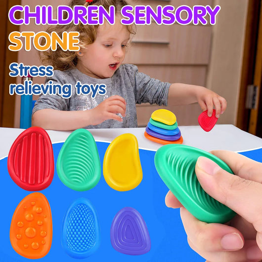 6 Pack Silicone Fidget Stress Relief