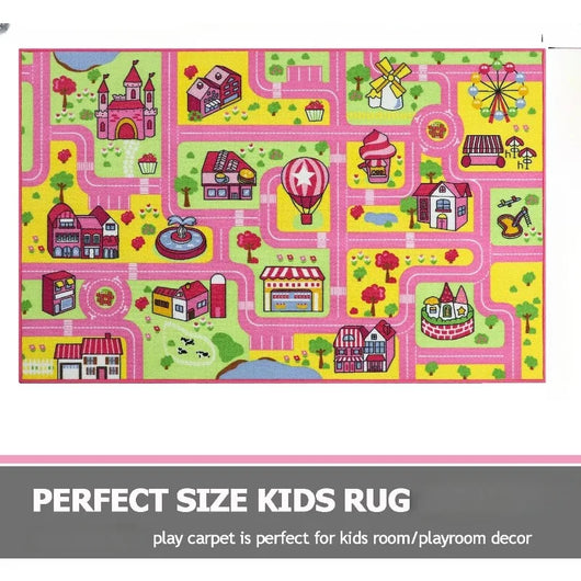 Traffic Road Car Play Rug