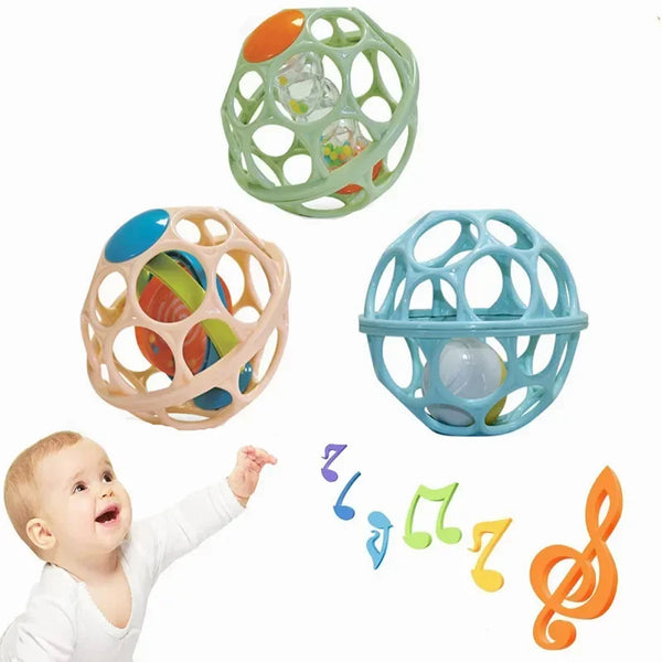 Teething Toy Rattle Ball Grasping