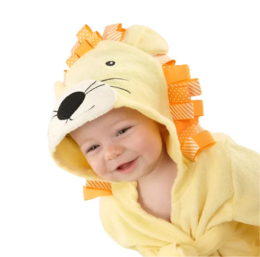 Baby Cotton Bathrobe Lion