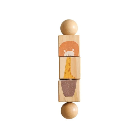 Wooden Musical Puzzle Rattle – Montessori Play Toy