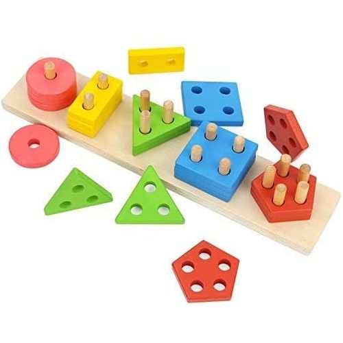 Wooden Educational Blocks Puzzle