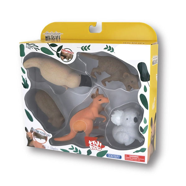 Australian Stretchy Squishy Animal Toy Set