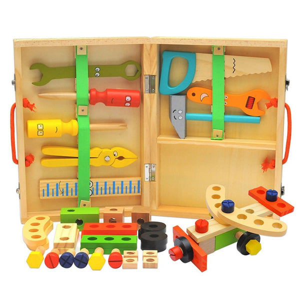 Wooden Toolbox Playset