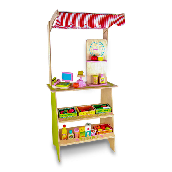 Mini Market Wooden Play Stall