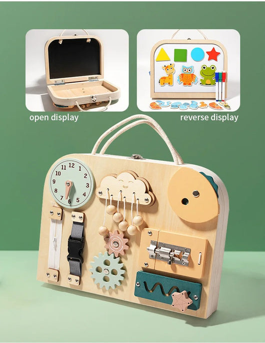 Magnetic Wooden Puzzle Busy Board