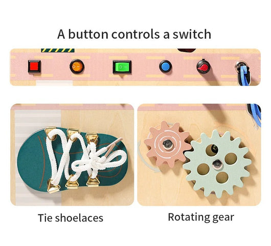 Magnetic Wooden Puzzle Busy Board