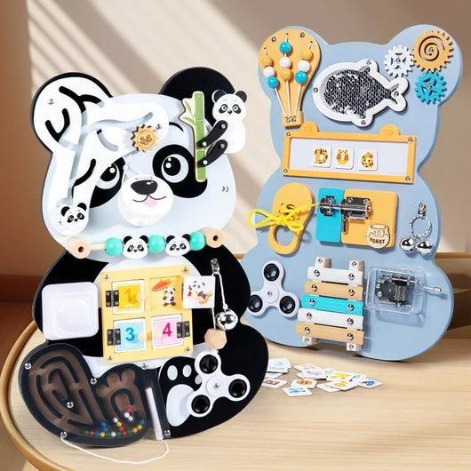 Bear Busy Board — The Toy That Teaches & Calms